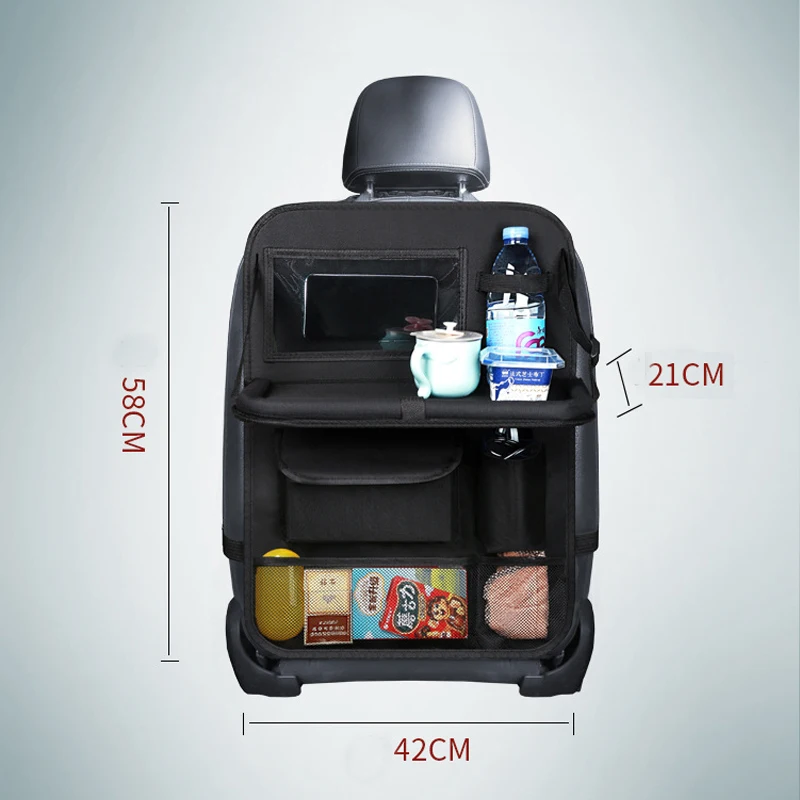 Universal Car Seat Organizer Multifunctional Multi-Pocket Organizer Tablet Holder Car Interior Accessory Organizer