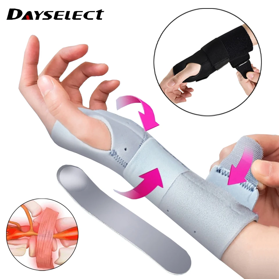 1PCS Wrist Brace Carpal Tunnel Support Pain Relief Women Men Adjustable Wrist Guard Fit Right Left Hand for Arthritis Tendonitis