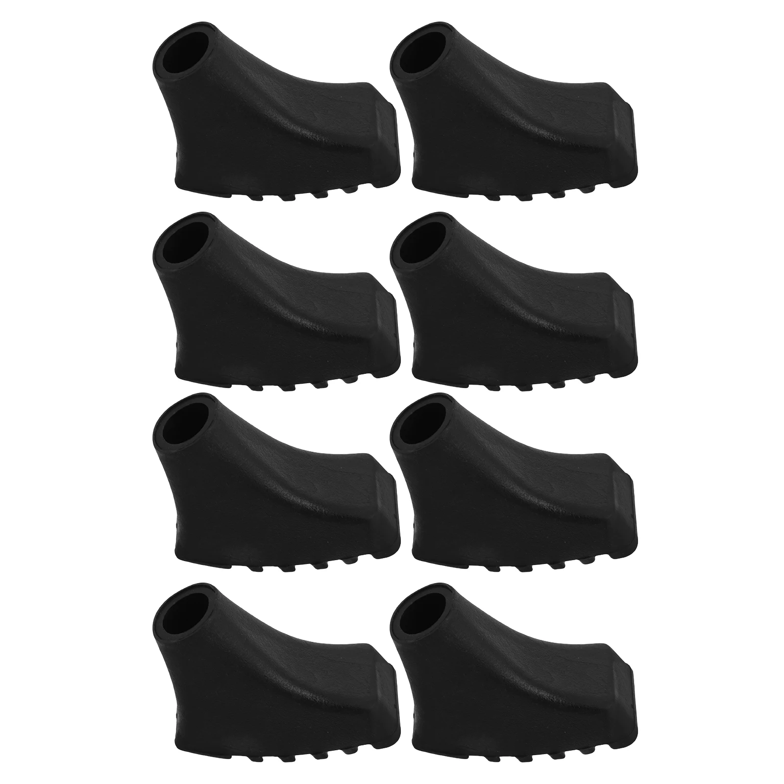 

8pcs Trekking Pole Cover Nonslip Hiking Tips Replacement PVC Mud Walking Stick Support Tips Snow Ground Protector for Camping