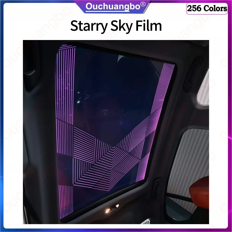 Ouchuangbo sunroof light For ModelY/3 i7 g20 g30 x5  GLE GLS GLA X253/X254 Q5 tmosphere Lighting Foot Trim Backlight Decoration