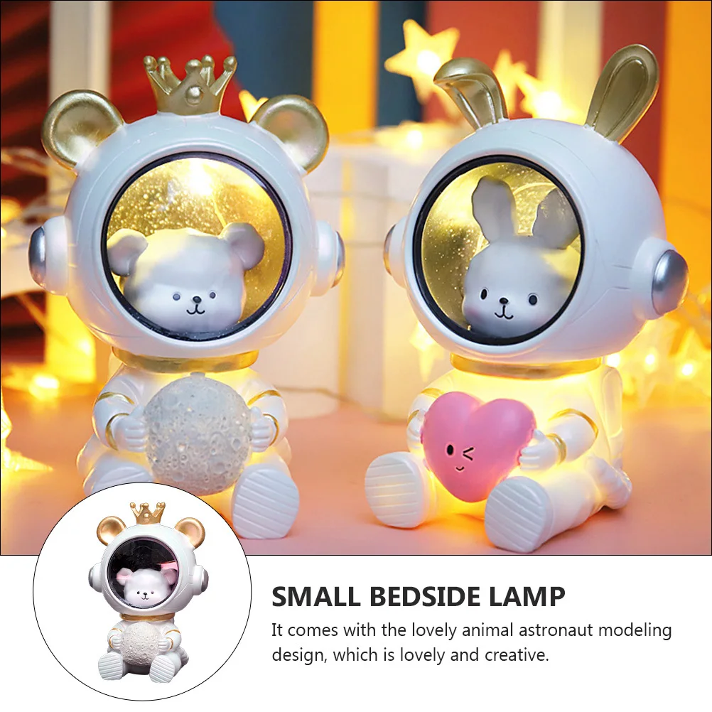 โคมไฟนักบินอวกาศรูปสัตว์ ขนาดกะทัดรัด ฝีมือประณีต ใช้งานได้ยาวนาน ใช้ไฟตกแต่งไฟกลางคืน