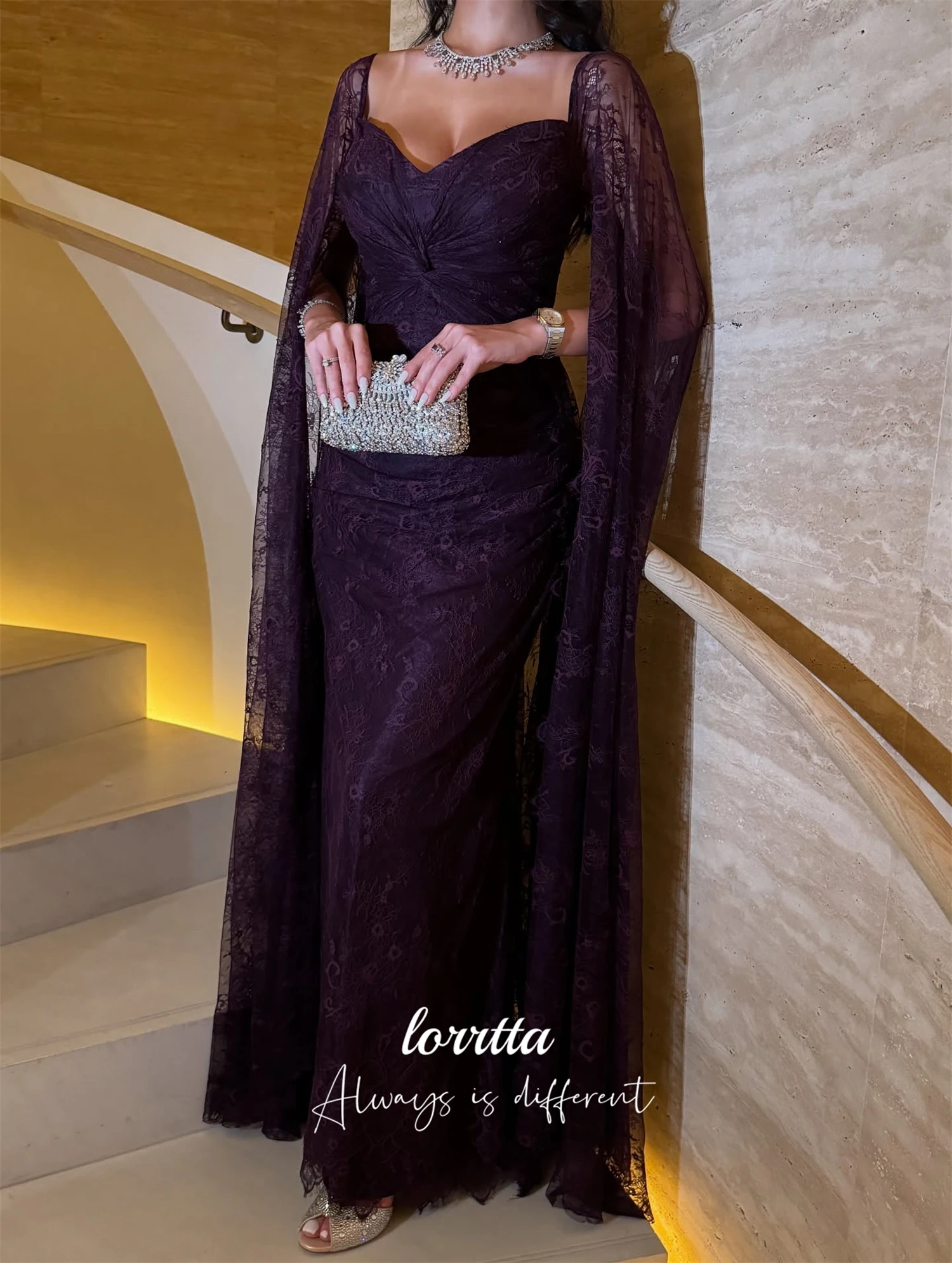 Lorrtta Customized Cocktail Dress Formal Dresses Women Purple Luxurious Women's Evening Dresses for Special Occasions Prom Dress image 6
