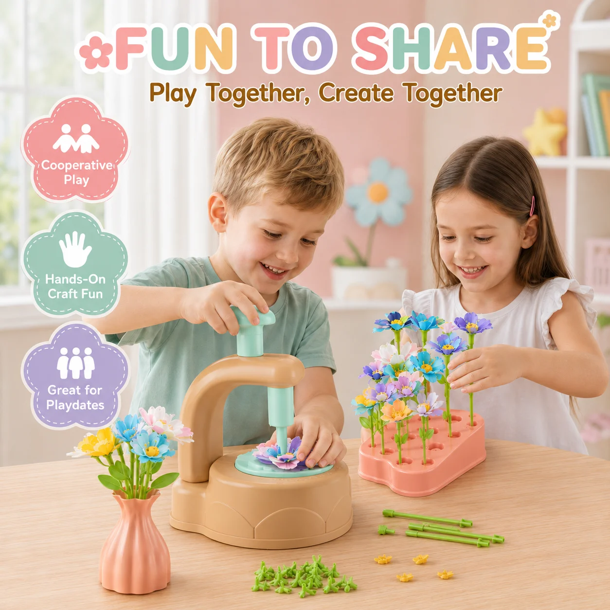 diy-flower-craft-kit-for-kids-build-your-own-bouquet-building-blocks-creative-stem-educational-toy-gift-for-girls-boys-age-3