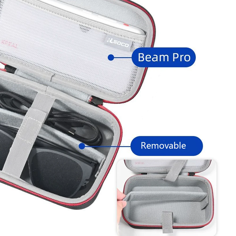 Estuche de transporte compatible con XREAL Beam Pro AR Spatial para gafas Xreal AR versión Global (solo estuche)