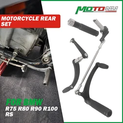 MOTO4U For BMW R65 R60 R75 R90 R100 R100RS Cafe Racer Motorcycle Accessories Vintage Rearsets Rear Sets Footpeg Left&Right