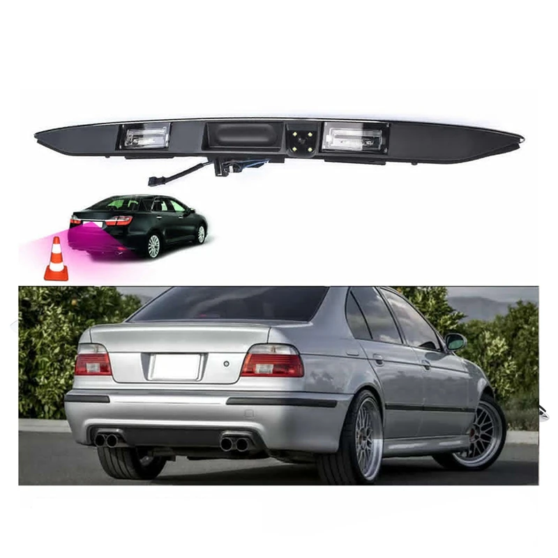 

Car Rear Door Switch Handle Trim Strip Parts For BMW 5 Series E39 1996-2003 525I 525IT 528I 530I 540IT Tailgate Handle Buttons