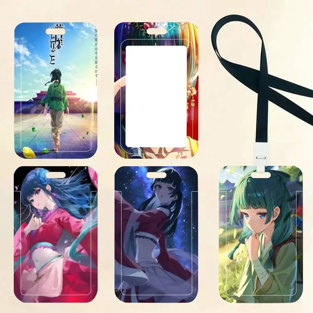 

Maomao T-The Apothecary Diaries Anime ID Card Holder Neck Strap Pendant Door Badge Holder Lanyards Keychain Work Credential