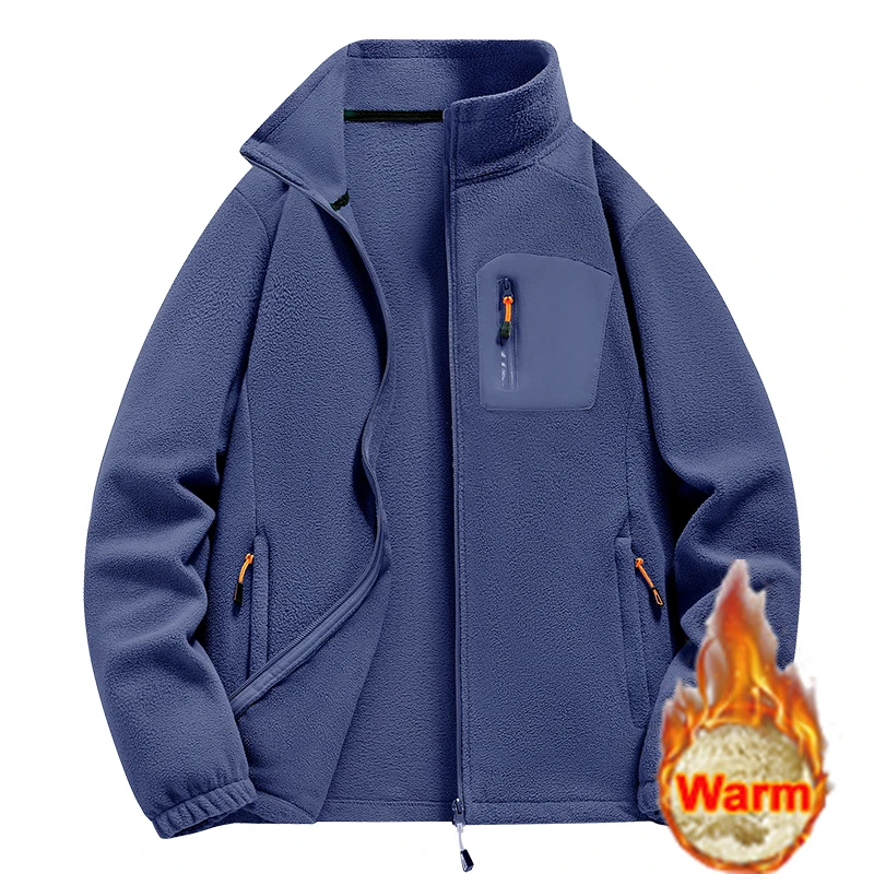 2025 Sport invernali Outdoor Giubbotti Uomo Autunno Casual Allentato Coppia Cappotto da uomo Spessore Versatile Caldo Traspirante Giacca in pile polare