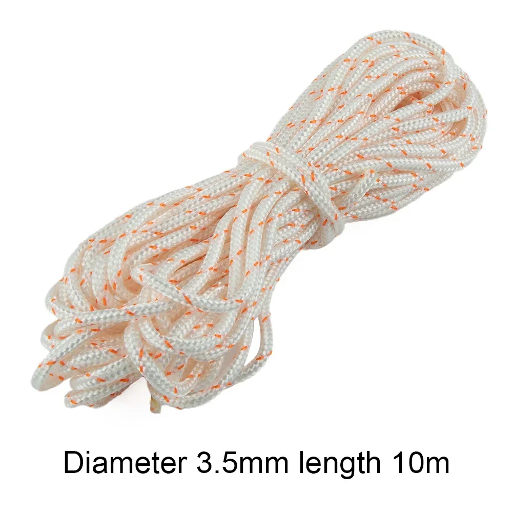 Lawn Maintenance Accessory Recoil Starter Pulling Rope Dimensions of Ten Meters and Three Point Five Millimeters in Width