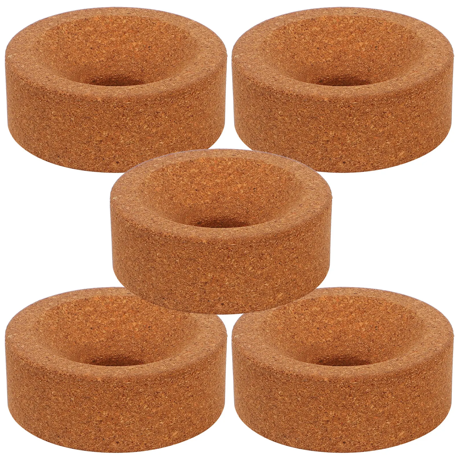 Support de flacon de 80 mm de diamètre, résistant aux acides et aux alcalis, équipement de laboratoire, support de bouteille ronde, anneau en liège synthétique pour la stabilité, 5 pièces