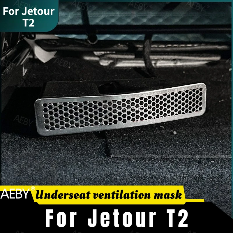 

For Jetour T2 Seat air outlet mask mesh cover to prevent blocking,Seat vent grill protector,Anti-clogging decorative cover
