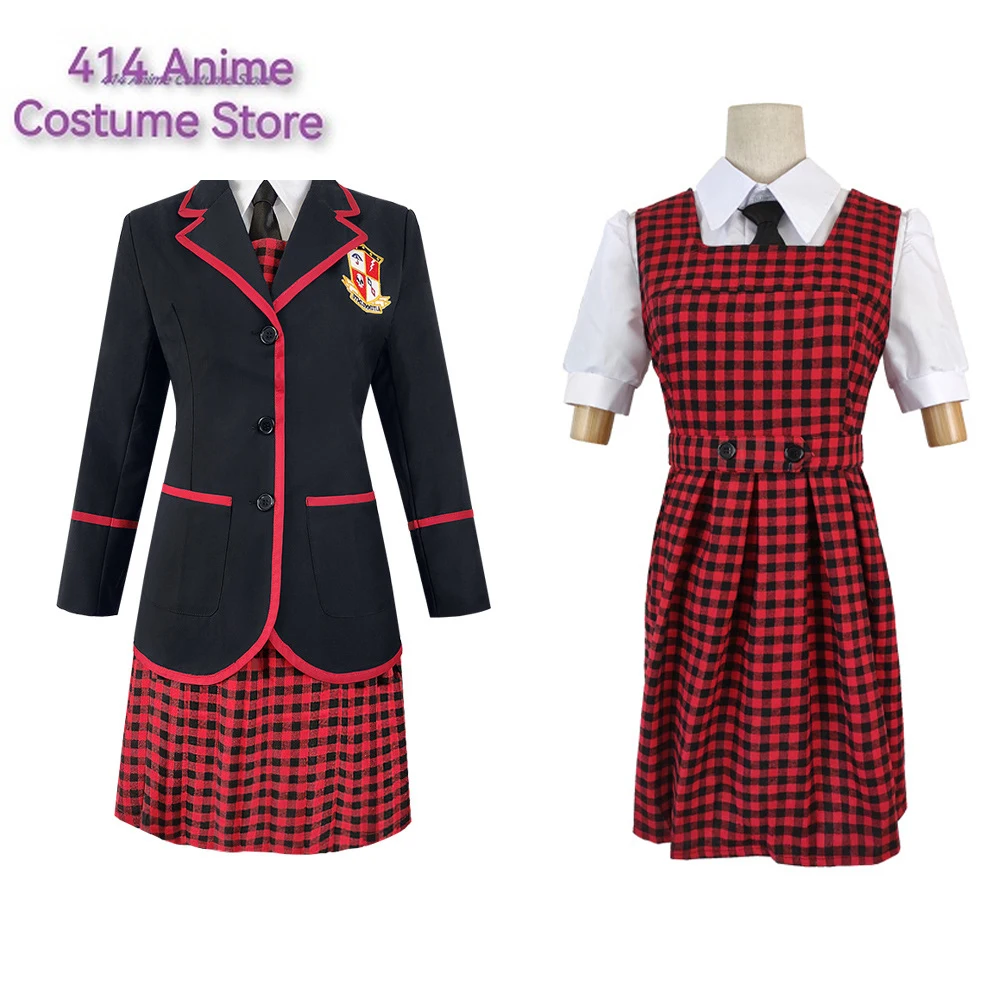 

Movie&Tv The Umbrella Academy Cosplay Girls Costumes Set High School Uniform Vanya Allison Dress Up Carnival Party Suits Women