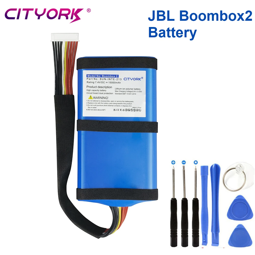 Original JBL BOOMBOX2 Wireless Bluetooth Speaker batteries 7.4V 15000mAh SUN - INTE - 213 Jbl Boombox 2 Replacement Battery