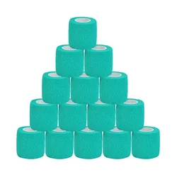 1/10/24Rollers Green 5*450cm Disposable Cohesive Tattoo Grip Tape Wrap Elastic Bandage Rolls For Tattoo Machine Grip Accessories