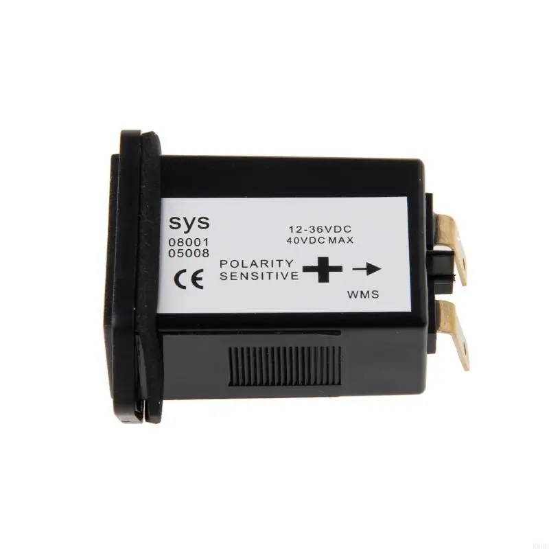 X6HF New DC12V-36V Generator Sealing Hour Meter Counter For Boats Trucks Tractors for