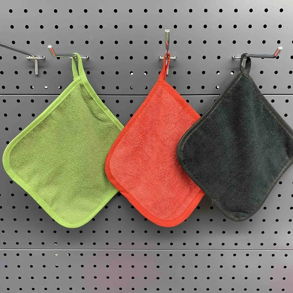 2PCS Cotton Pot Holder Pan Oven Cloth Resistant Insulation Pads Kitchen Placemats Table Toweling Heat Insulation Mat