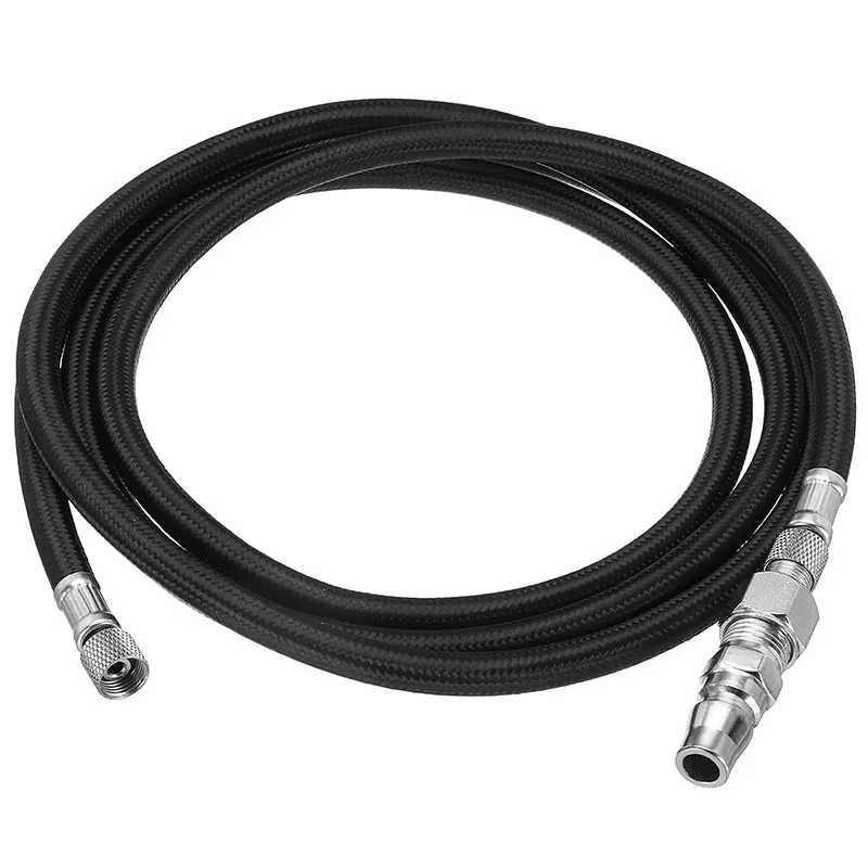 Mangueira de Escova de ar Pés Mangueira de ar Trançada de Nylon Mangueira de Escova de ar Extremidades de Adaptador de Mangueira de para Máquina de Pintura de Escova de ar