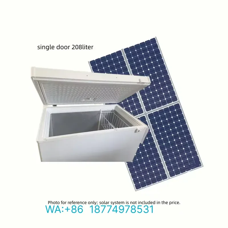for China Factory Solar Freezer 208L Eco Friendly Energy Saving Portable Commercial Use