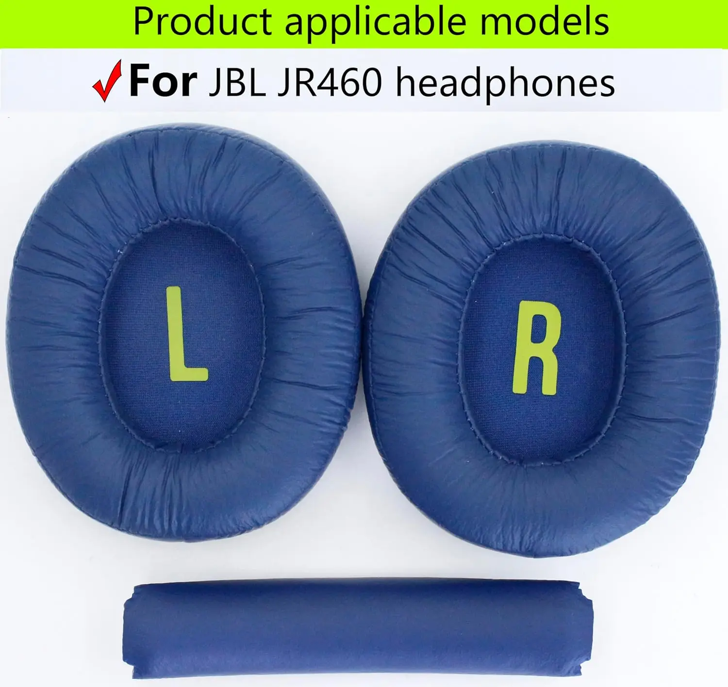 JR460  Replacement Ear Pads, Compatible with JBL JR460 Headphone Ear Pads, Made of Soft Frog Leather and Memory Foam, Repair