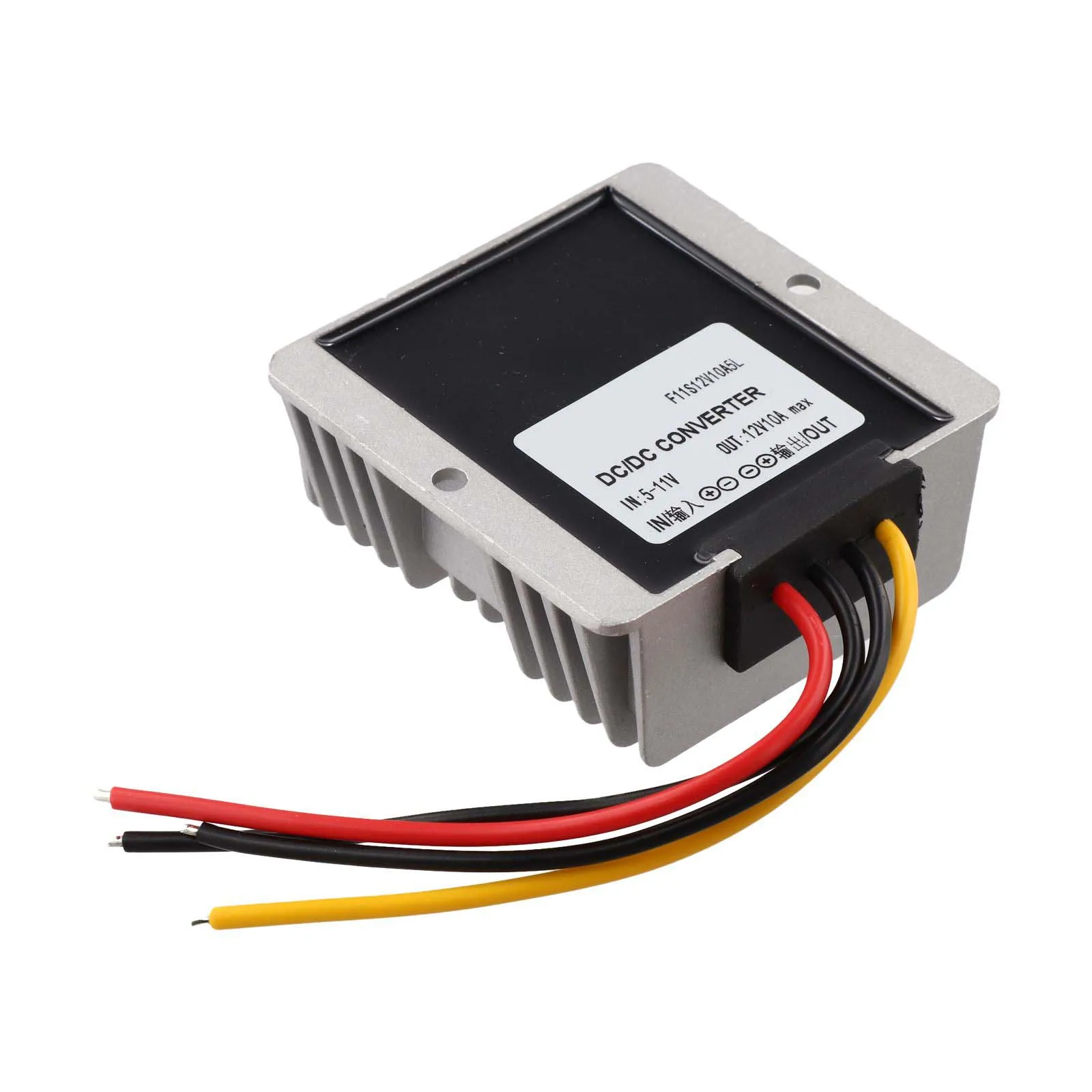 1Pcs IP68 10A 6V To 12V Boost Converter 120W Aluminum Shell For Marine Vehicle Golf Cart Motor DIY DC Voltage Transformer