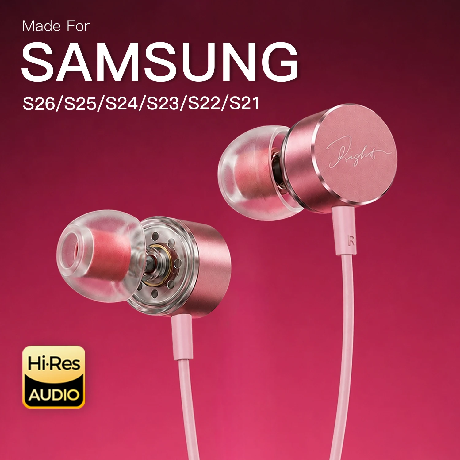 Проводные наушники Type-C для Samsung Galaxy S25 S24 S23 S22, HiFi стерео наушники с басами для A54 A34 Note 20 10, аксессуары