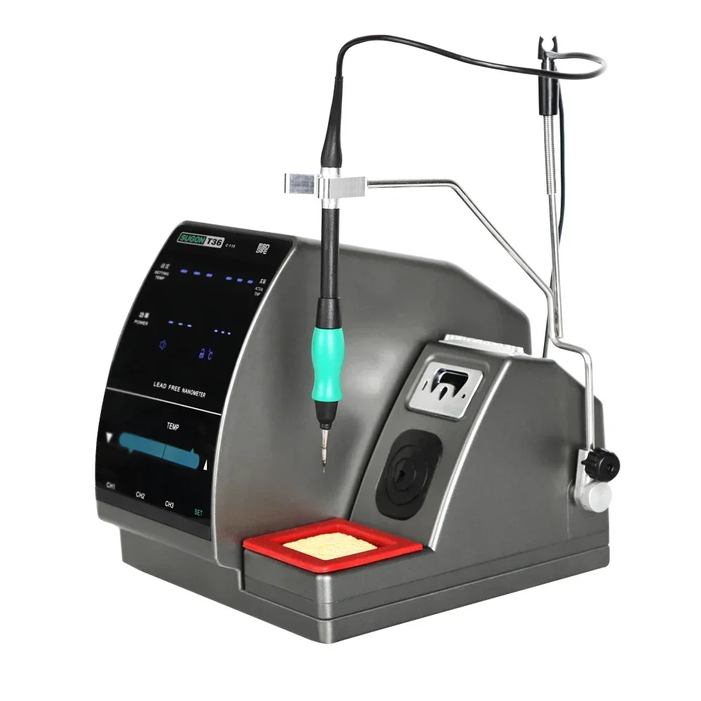 

2025 Hot Sale Antistatic Large SUGON T36 Leed-free Electric Soldering Iron Price Rework Soldering Station For Mobile Repair