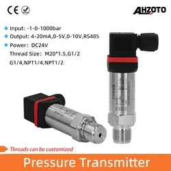 Gamma trasmettitore di pressione-1-0-1000bar 4-20ma 0-10V RS485 0-5VOutput serbatoio dell'acqua olio Gas G1/4 M20 * 1.5 sensore di pressione della dimensione del filo