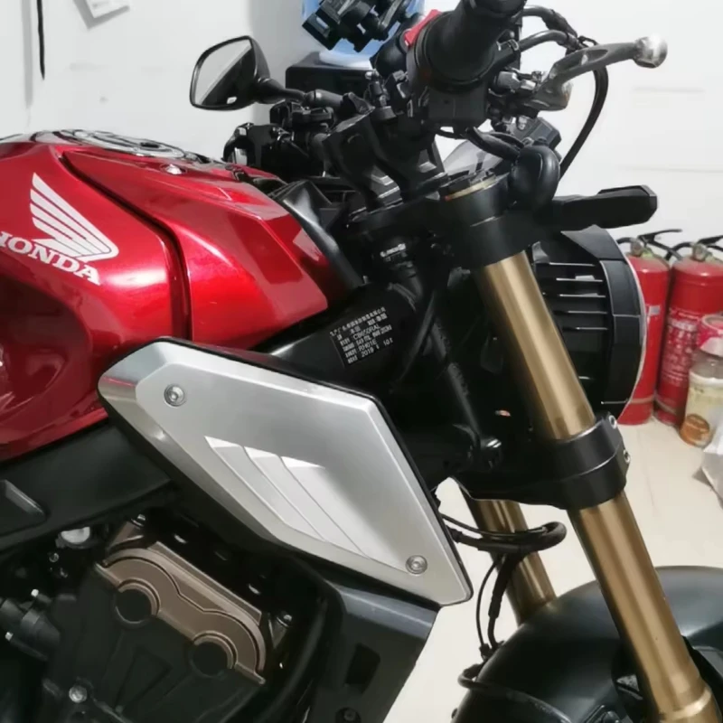 For Honda CB650R CBR650R CB CBR 650R 2019 2020 2021 2022 2023 Carbon Motorcycle Side Panel Cover Shell Protector Customization