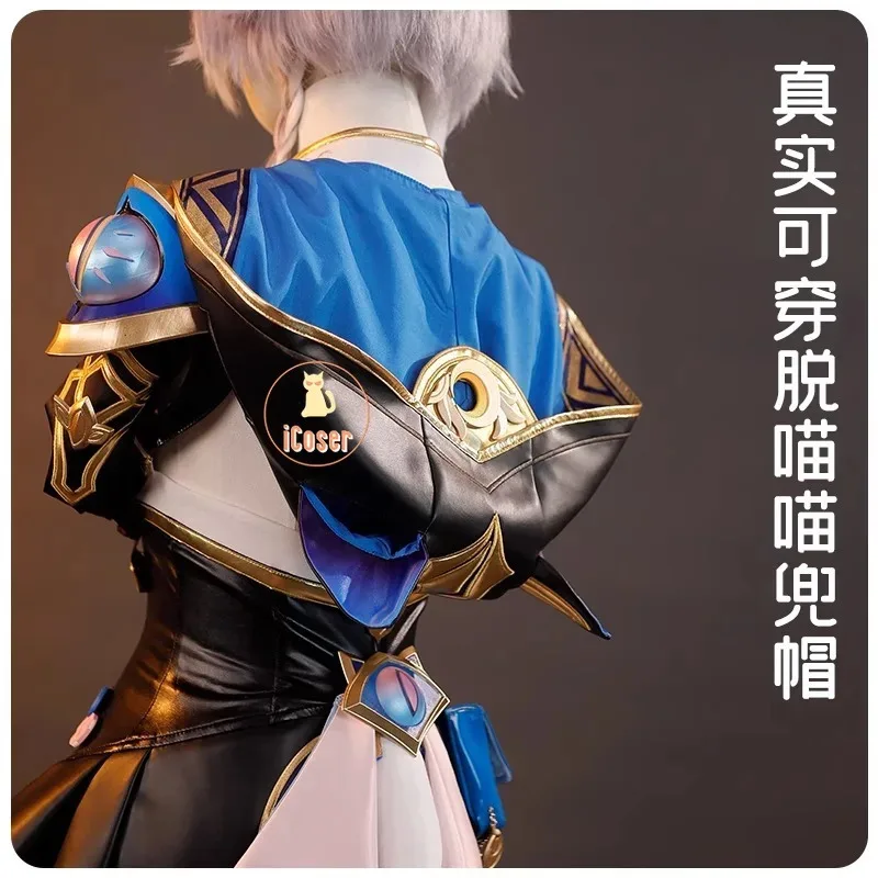 

COSda@Honkai Star Rail Cipher Cosplay Costume Wig Dress Cifera Tail Amphoreus Luminous Props Halloween Party Women Girls Metal P