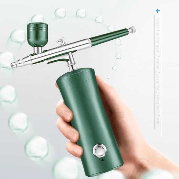 Handheld Nano Facial Oxygen Sprayer Injects Small Bubble Sprayer Water Oxygen Injector