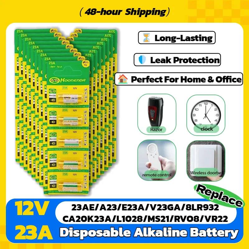 23A 12V Батарея A23 E23A K23A L1028 GP23A LRV08 - Щелочные батареи для дистанционного управления Брелок Дверной звонок Фонарик Датчик мыши 23A 12V Батарея A23 E23A K23A L1028 GP23A LRV08 - Щелочные батареи для дистанционного управления Брелок Дверной звонок Фонарик Датчик мыши