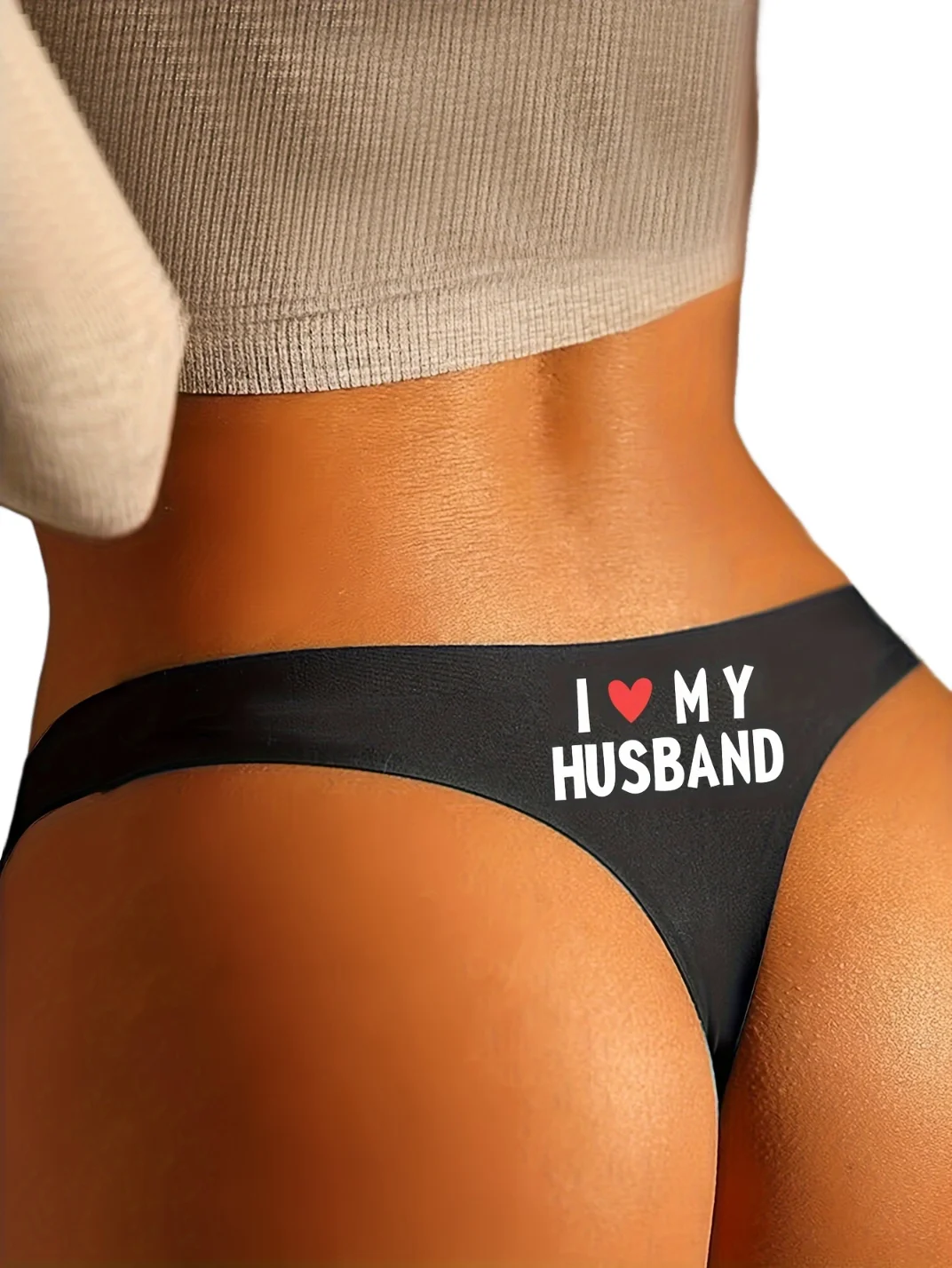 Verspielter, nahtloser Tanga, sexy Bikini-Höschen, schrulliger Druck, Unterwäsche für Damen, große Größe S-XL