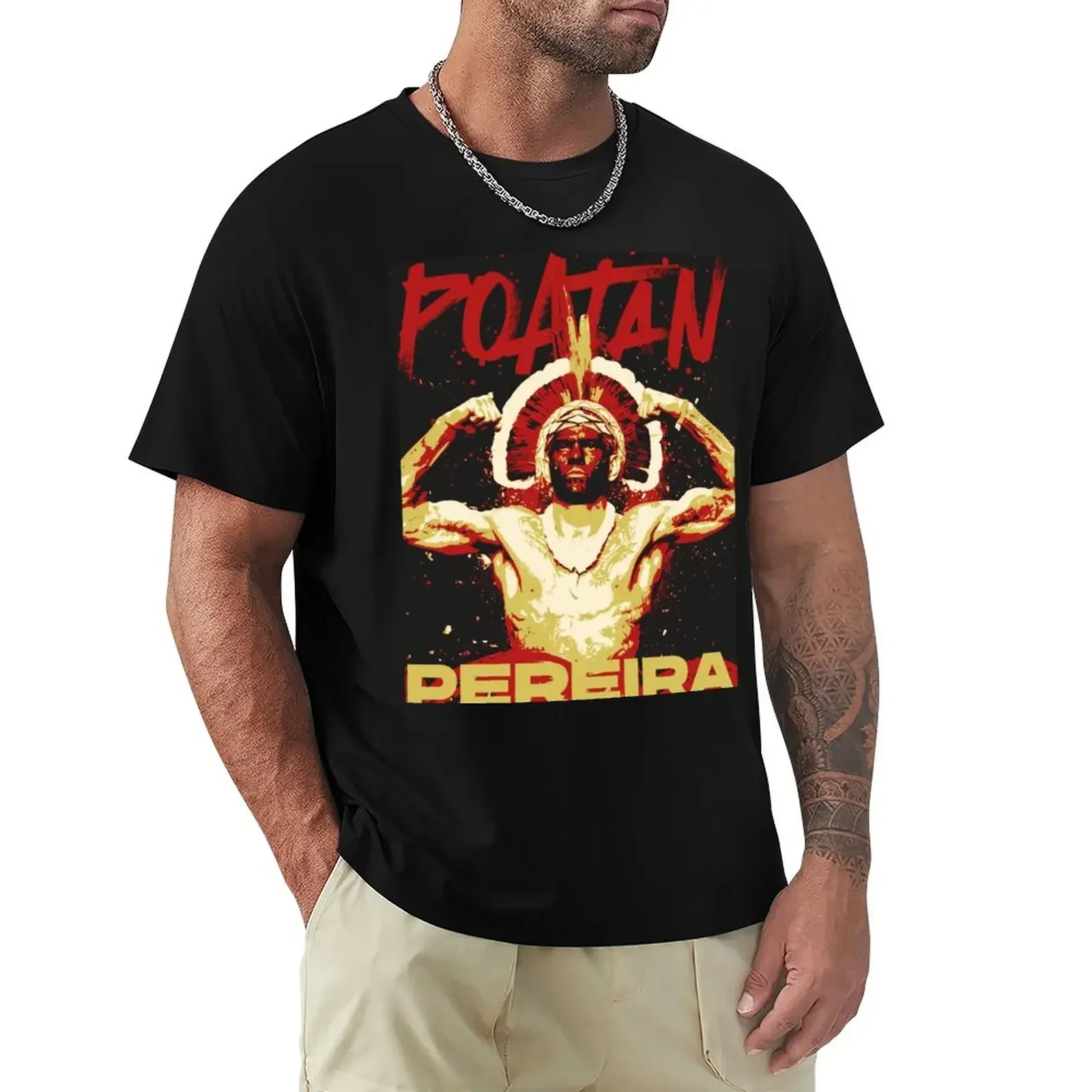 

Alex Poatan Pereira T-Shirt sublime baggy shirts men graphic t shirts