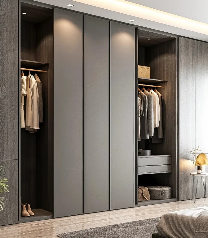 Modern Bedroom Wardrobe Ultra-High Export Rate Hypo-Allergenic Customized Environmentally Friendly Durable Storage for Hotel