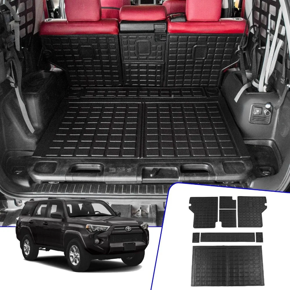 Fit 2010-2024 Toyota 4Runner with Sliding Tray Trunk Liner Seat Cover Accessories United States