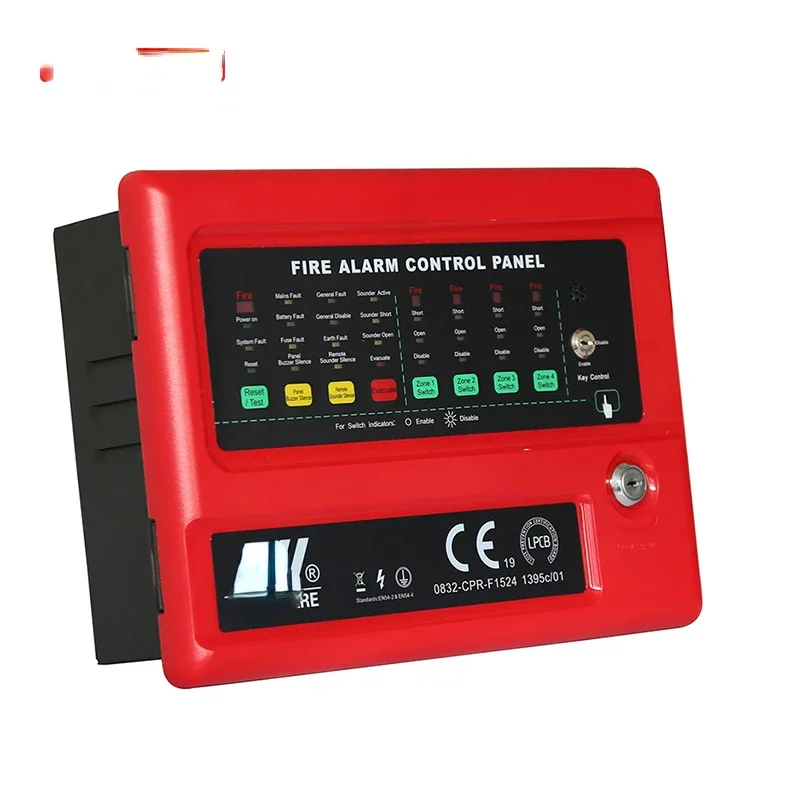 2 Zone Conventional Fire Alarm Control Panel Alarm Systems AW-CFP2166