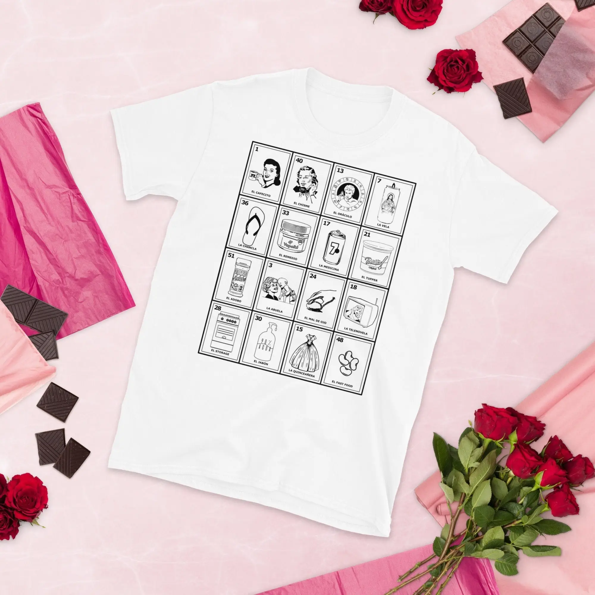 Latina Mom Loteria Shirt Camisa Día De Las Madres Regalo Para Mamá O Abuela