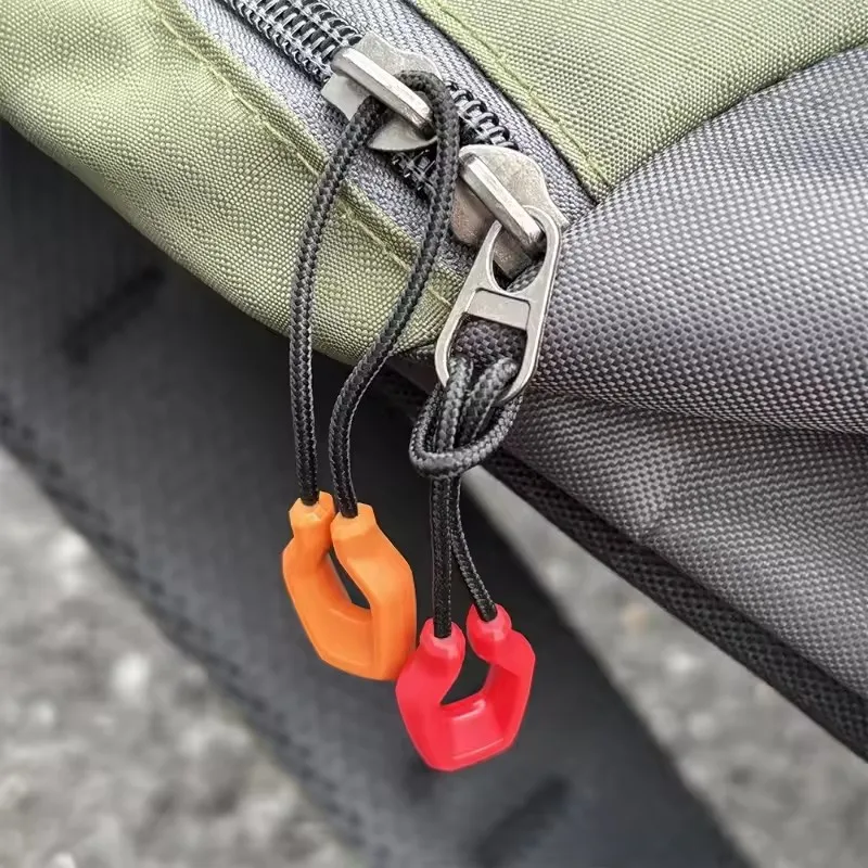 1-12PC Luminous Zipper Pullers Convenient Zipper Extension Knapsack Jacket Zippers Accessories Tent Zipper Pull Slider Head Tool - view 4