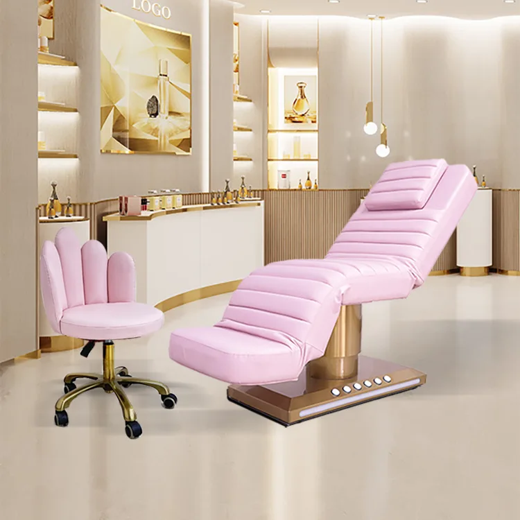 High-End Custom Electric Beauty Bed With Lifting Feature Modern Design For Salon Use For Body And Eyelash Massage