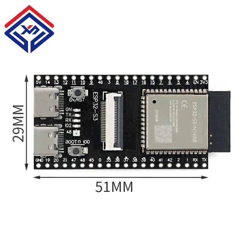 

ESP32-S3 N16R8 CAM Development Board WIFI Bluetooth Programming Learning Controller Core Board Module OV2640 5640 Camera