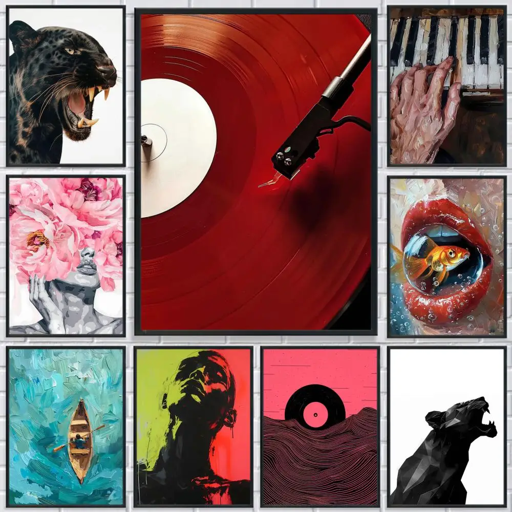 

Modern Fashion High-End Poster HD Print Personalized Canvas Wall Mural Art Photos for Living Room Home Decor Durable