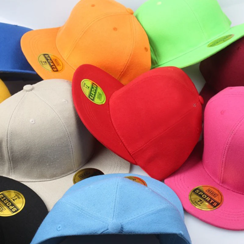 Gorras de Sol de ala plana de estilo Hip Hop para hombre y mujer, sombrero de béisbol de Color sólido, gorras de ciclismo al aire libre, gorras