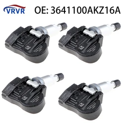 VRVR 3641100AKZ16A TPMS Tire Pressure Sensor 433 MHZ For Great Wall Wingle5 Great Wall C50 Harvard H5 H6 Haval H6 Haval M6