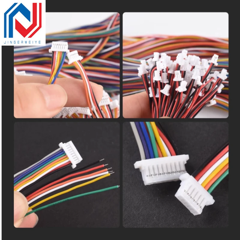 موصل رأس واحد مع سلك ، JST ، PH ، XH ، CH ، 1.0 مللي متر ، 1.25 مللي متر ، 2.0 مللي متر ، 2.54 مللي متر ، 2 P ، 3P ، 4P ، 5P ، 6P ، 7P ، 8 ، 10 قطعة لكل مجموعة 12 دبوس