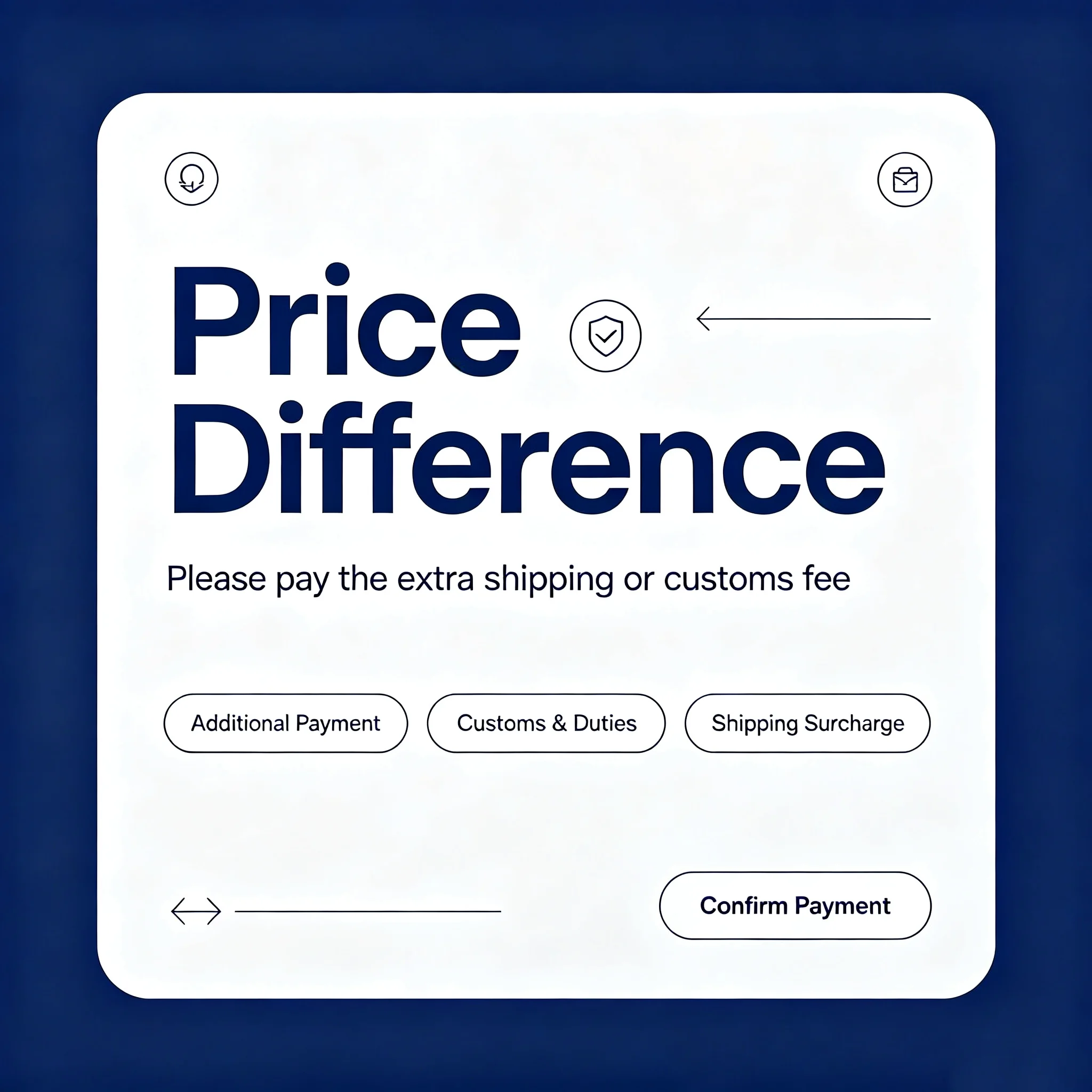 For Price Adjustment, Accessories Price Balance, Product Customization
