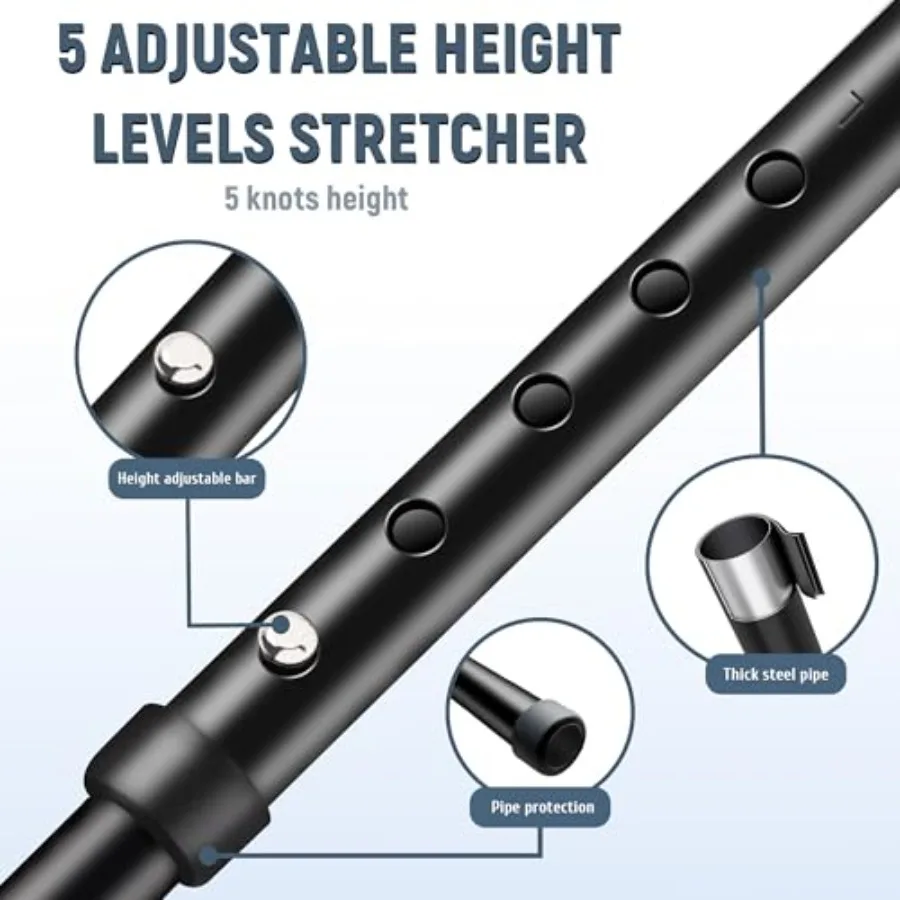 Hamstring Stretcher for Knee Extension and Pain Relief, Adjustable Low Back, Calf, Leg and Hip Stretching Device for Flexibilit view 4