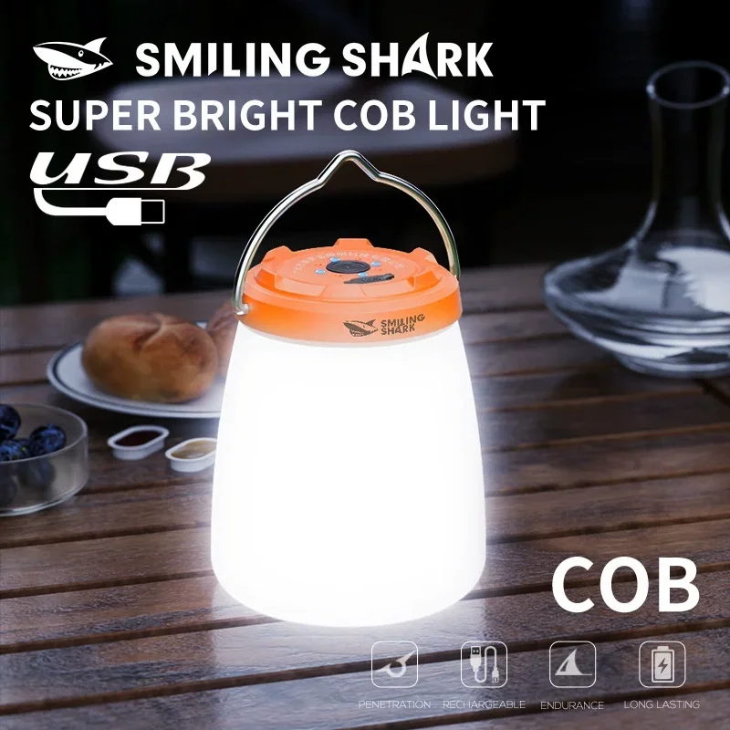

Outdoor Camping Rechargeable Camping Light Flashlight Camping Waterproof Tent Hanging Light Outdoor Hiking Picnic Fishing Light
