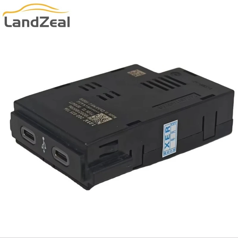 

2GD035736 Автозапчасти с двойным интерфейсом Type-C, передняя зарядная вилка для VW Jetta ID.6 ID.4 X ID.4 X 2021-2025 T-Cross T-roc