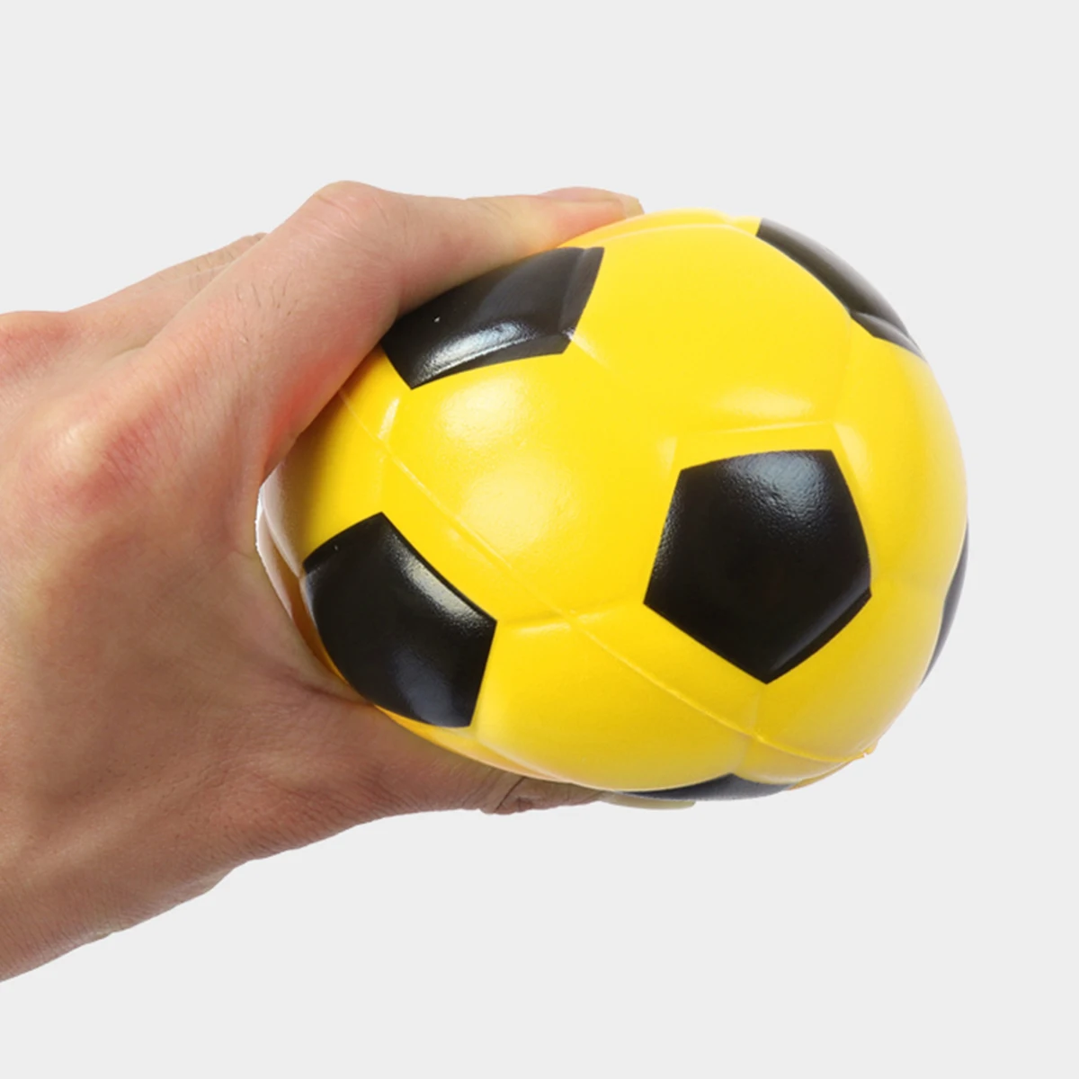 

1pc PU Football Toy Outdoor Sports Toys Solid Soccers Educational Props Kids Birthday Gift (10cm Color)