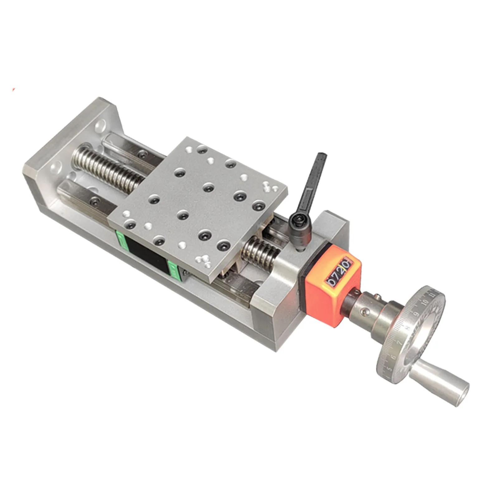 Manual Linear Slide Module with Digital Display, Self-Locking T-Type Lead Screw XY-Axis Table, 50kg Load